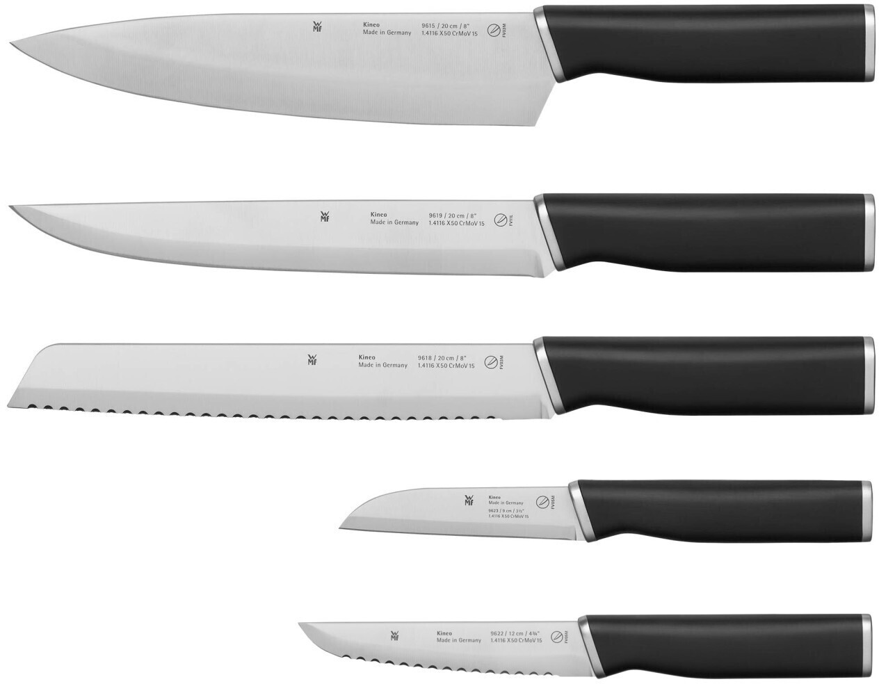 ست چاقو 5 پارچه وی ام اف آلمان- مدل WMF Kineo